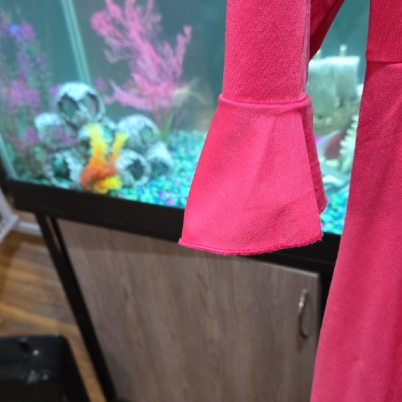 Dainty Jewels Vibrant Pink Tiered Dress - Picture 3 of 3